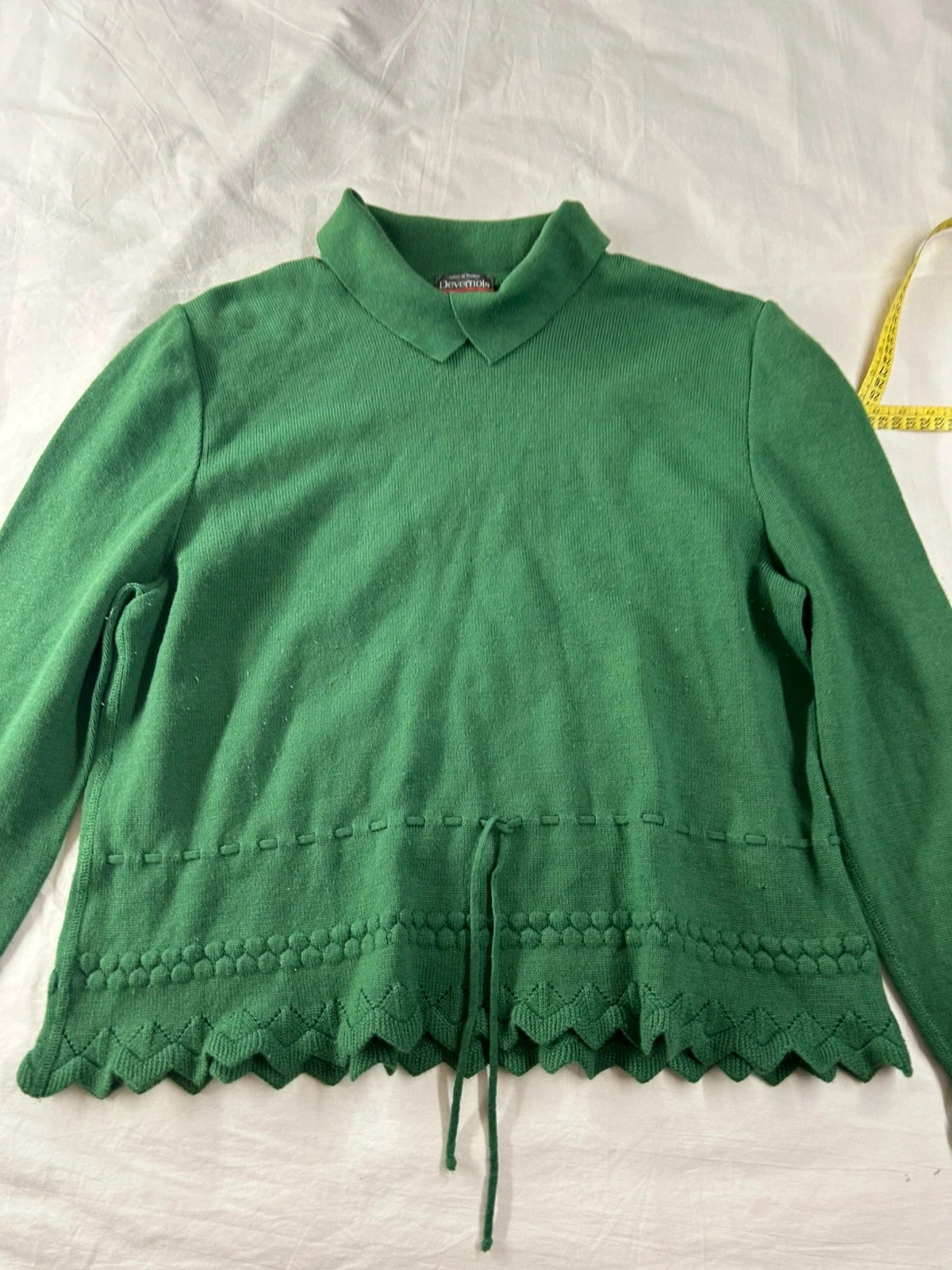 Donkergroen DEVERNOIS PARIS wolblendmark-vest – photo 2